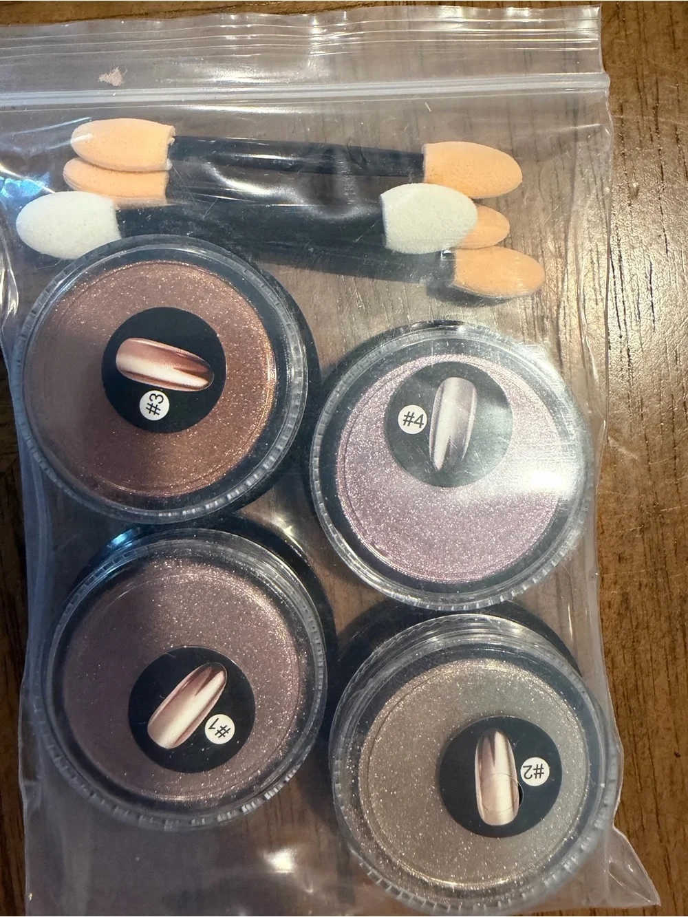 Chrome Nail Powder Multicolor Set - Home Party Supplies